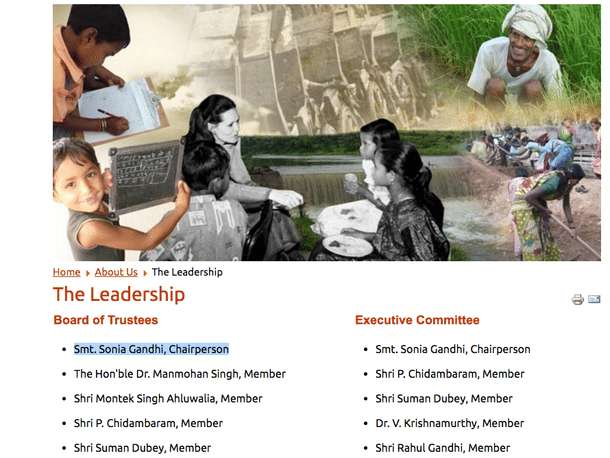 The leadership team of the trusts.